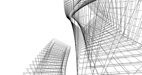 Geometriai Építészeti Struktúra — Stock Fotó