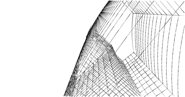 Abstrakcyjny Projekt Tapety Architektonicznej Cyfrowe Tło Koncepcyjne — Zdjęcie stockowe