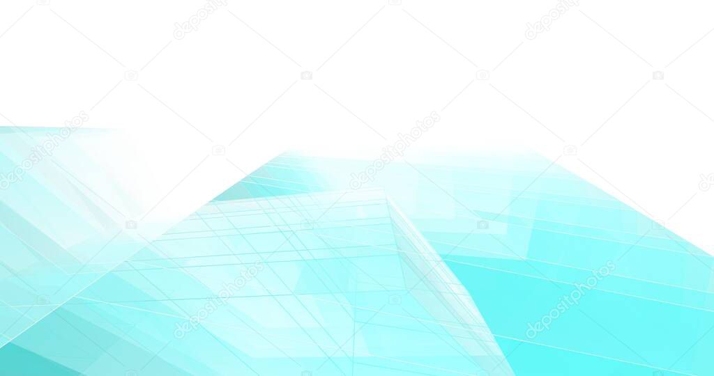 abstract architectural wallpaper design, digital concept background