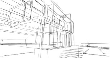 Geometrik mimari binalar tasarımı