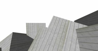 minimal geometrik şekiller, mimari çizgiler