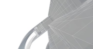 Geometrik mimari binalar tasarımı