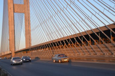 modern yüksek köprü, kentsel mimari kavramı