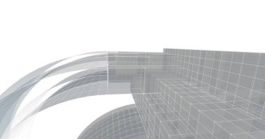 Geometrik mimari binalar tasarımı