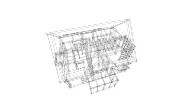 minimal geometrik şekiller, mimari çizgiler