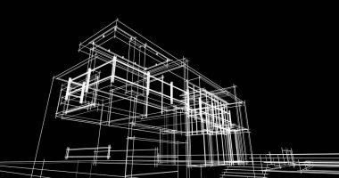 Geometrik mimari binalar tasarımı