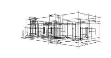 minimal geometrik şekiller, mimari çizgiler