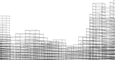 eskiz sanat geometrik mimari binalar tasarımı