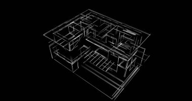minimal geometrik şekiller, mimari çizgiler