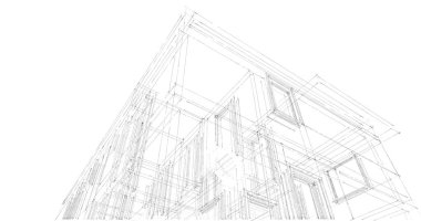 Geometrik mimari binalar tasarımı