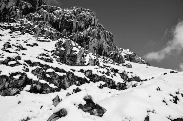 альпийский пейзаж, красивые горы