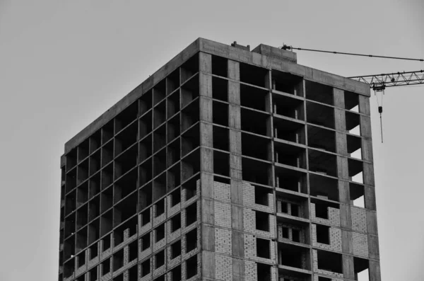 Vista Moderna Fachada Del Edificio Ciudad —  Fotos de Stock