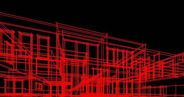Абстрактный Архитектурный Дизайн Обоев Цифровой Концепт Фон — стоковое фото