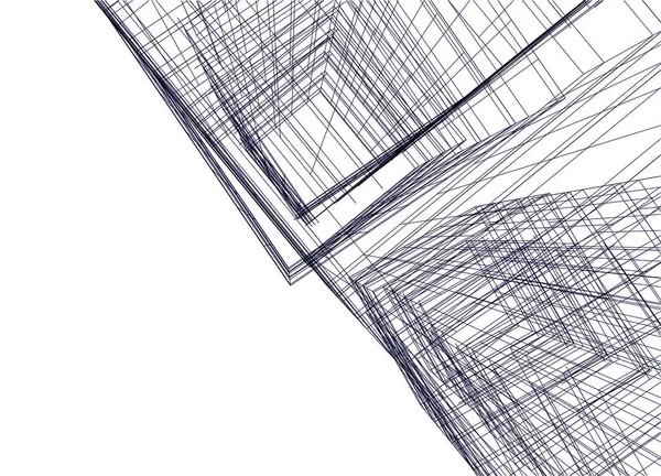 Абстрактный Архитектурный Дизайн Обоев Цифровой Концепт Фон — стоковое фото