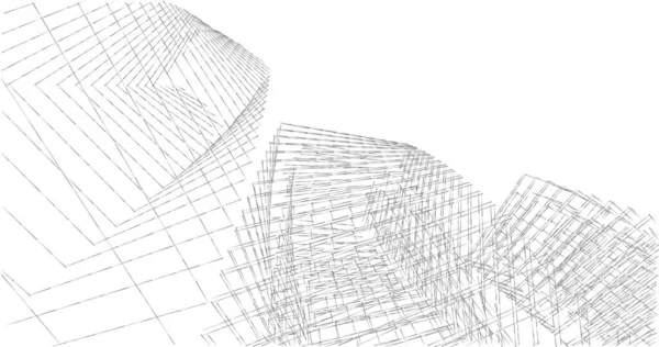 Абстрактный Архитектурный Дизайн Обоев Цифровой Концепт Фон — стоковое фото