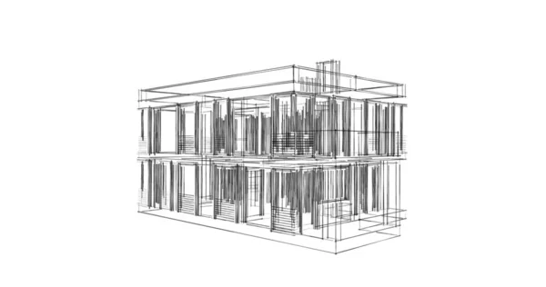 Абстрактный Архитектурный Дизайн Обоев Цифровой Концепт Фон — стоковое фото
