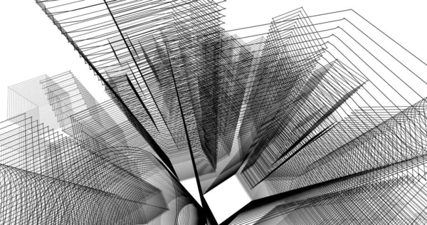 Abstract Architectural Wallpaper Design Digital Concept Background — Stock Photo, Image