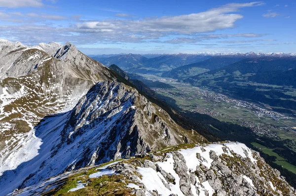 Vista Panorâmica Das Montanhas Fundo Natureza — Fotografia de Stock