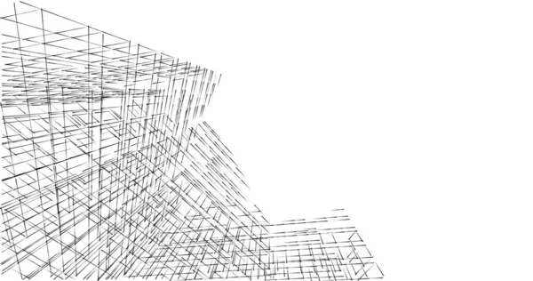 Абстрактный Архитектурный Дизайн Обоев Цифровой Концепт Фон — стоковое фото