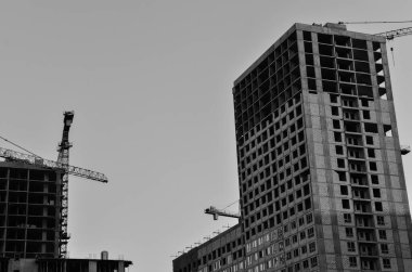 Şehirdeki modern binaların görünüşü