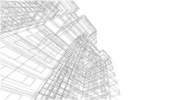 minimal geometrik mimari binalar tasarımı