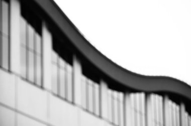 Bulanık şehir. Renkli soyut arkaplan