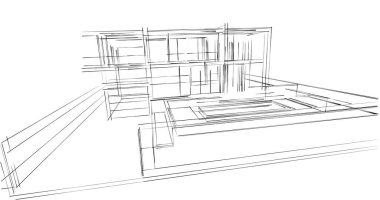 Geometrik mimari binalar tasarımı