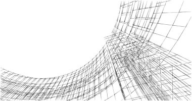 eskiz sanat geometrik mimari binalar tasarımı