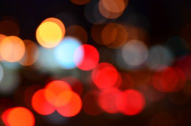 Bulanık şehir manzarası, soyut arkaplan 