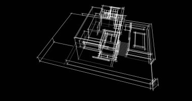 Geometrik mimari binalar tasarımı