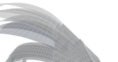 Geometrik mimari binalar tasarımı