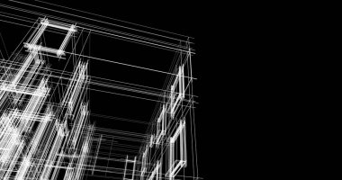 Geometrik mimari binalar tasarımı