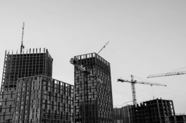 soyut mimari arka plan, bina inşaatı