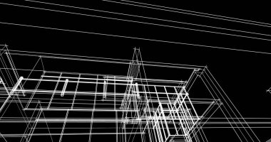 Geometrik mimari binalar tasarımı