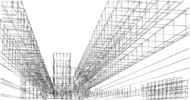 eskiz sanat geometrik mimari binalar tasarımı