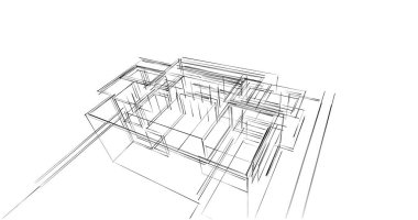 Geometrik mimari binalar tasarımı