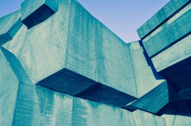 minimal geometrik şekiller, mimari çizgiler