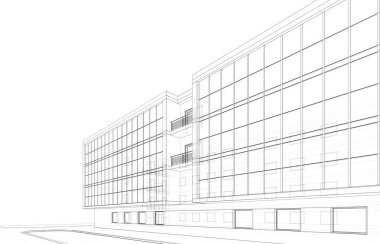 minimal geometrik şekiller, mimari çizgiler