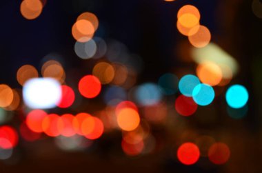 Bulanık şehir manzarası, soyut arkaplan 