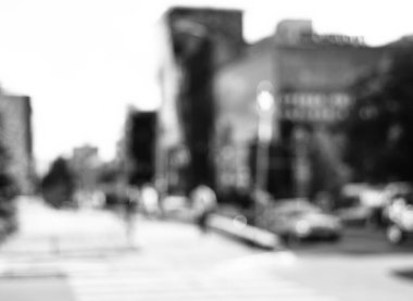 Bulanık şehir manzarası, soyut arkaplan 