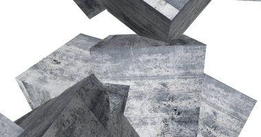 Arkaplanda mimari bina 3d illüstrasyon