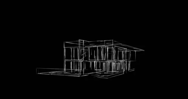 Minimalne Kształty Geometryczne Linie Architektoniczne — Zdjęcie stockowe