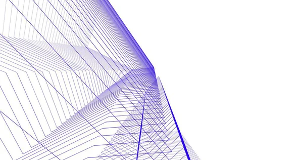 Абстрактный Архитектурный Дизайн Обоев Цифровой Концепт Фон — стоковое фото