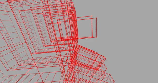 Абстрактный Архитектурный Дизайн Обоев Цифровой Концепт Фон — стоковое фото