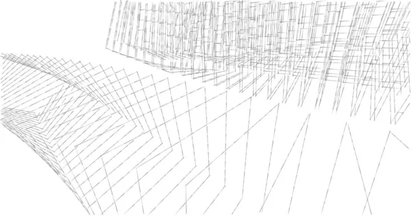 建筑墙纸设计 数字概念背景 — 图库照片