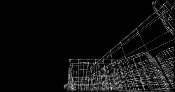 Абстрактный Архитектурный Дизайн Обоев Цифровой Концепт Фон — стоковое фото