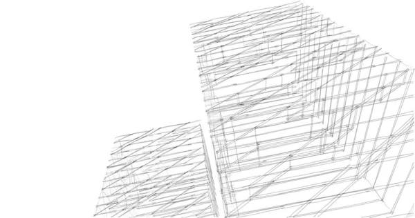 Абстрактный Архитектурный Дизайн Обоев Цифровой Концепт Фон — стоковое фото