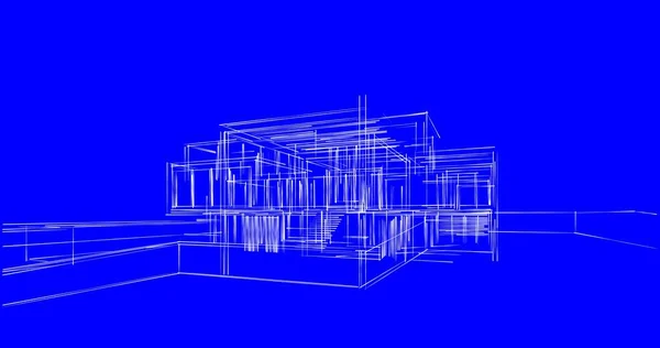 Абстрактный Архитектурный Дизайн Обоев Цифровой Концепт Фон — стоковое фото