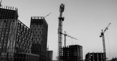 soyut mimari arka plan, bina inşaatı