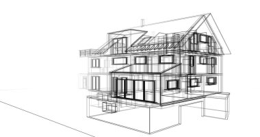 Geometrik mimari binalar tasarımı